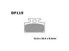 Dp119 Nh125 Front Lead Pads Honda 1988 Dp Scooter Brake Standard