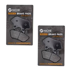 519-kpa2386d Niche Brake Pad Set For Harley Davidson Street Glide 2 Sets Wheels Black