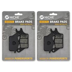 519-kpa2626d Niche Brake Pad Set For Kawasaki Z125 Pro 43082-0134 Front Semi-metallic 2 Pack