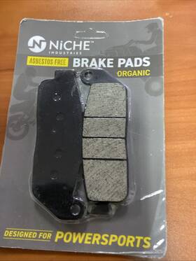 519kpa2666d Niche Brake Pad Set Compatible With Atvs And Motorcyclesfront Organic