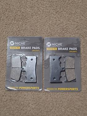 Niche K-pad-0286 Industries Brake Pads Lot Of 2 Packs Kawasaki Suzuki Front New