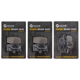 Mk1002459 Niche Brake Pad Set For Suzuki Sv1000s Katana 650 Kawasaki Front Rear Organic