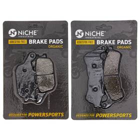 Mk1002477 Niche Brake Pad Set For Honda Fury Sabre 1300 Nc700xd Cb1100a Front Rear Organic