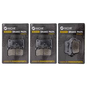 Mk1002497 Niche Brake Pad Set For Honda Cbr600rr Cbr1000rr Cbr600r Front Rear Organic