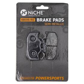 3c5-25806-00-00 Niche Mk1002665 Brake Pad Set For Yamaha Xt250 Front Rear Semi-metallic