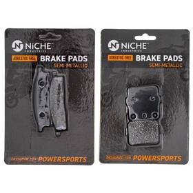 Mk1002792 Niche Brake Pad Set For Yamaha Yz80 Yz85 Semi-metallic Complete Front And Rear Pads