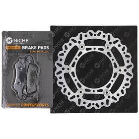 Mk1006456 Niche Front Left Brake Rotor Pad Kit For Honda Yz125 Yz250 Yz250f Semi Metallic