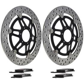 06435-mbl-d03 Niche Mk1006528 Front Brake Rotor Pad Kit For Honda Semi Metallic Motorcycle