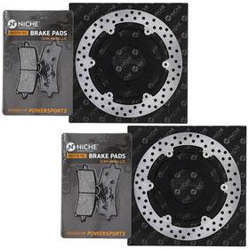 59100-14850 Niche Mk1006604 Front Brake Rotor Pad Kit For Suzuki Gsxr600 Semi Metallic