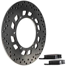 3d8-25806 Niche Mk1006639 Brake Rotor Pad Kit Yamaha Rear Left Semi Metallic
