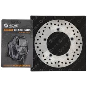 69100-08860 Niche Mk1006653 Rear Right Brake Rotor Pad Kit For Suzuki Semi Metallic