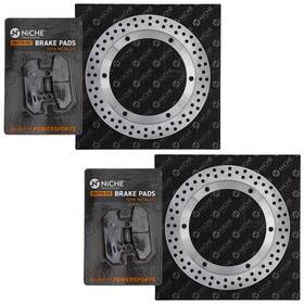 06455-mt8-405 Niche Mk1006748 Front Brake Rotor Pad Kit For Honda Semi Metallic Motorcycle
