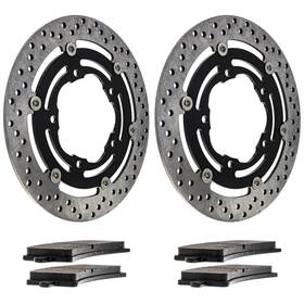 59100-14850 Niche Mk1006777 Front Brake Rotor Pad Kit For Suzuki Hayabusa Semi Metallic