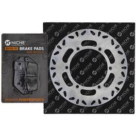 06455-kyj-901 Niche Mk1007071 Brake Rotor Pad Kit For Honda Front Right Semi Metallic