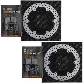 5sl-25805-00 Niche Mk1007101 Brake Rotor Pad Kit Yamaha Yzf R6 Front Semi Metallic