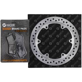 06435-mbl-d03 Niche Mk1007120 Rear Left Brake Rotor Pad Kit For Honda St1300 Semi Metallic