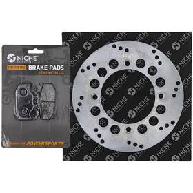 69100-43880 Niche Mk1007131 Brake Rotor Pad Kit For Suzuki Rear Right Semi Metallic
