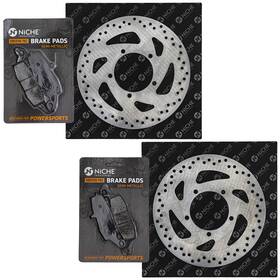 Mk1007155 Niche Front Brake Rotor Pad Kit For Suzuki Boulevard C90 Semi Metallic