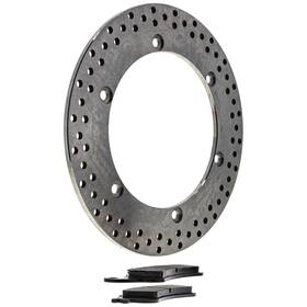 06435-mbl-d03 Niche Mk1007288 Brake Rotor Pad Kit Honda Rear Left Semi Metallic