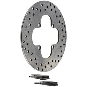 06455-kyj-901 Niche Mk1007344 Brake Rotor Pad Kit Honda Rear Left Semi Metallic