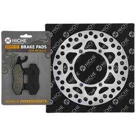 43082-1094 Niche Mk1007349 Brake Rotor Pad Kit Kawasaki Front Left Semi Metallic