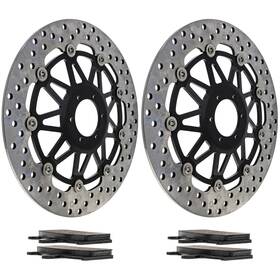 06455-mbb-016 Niche Mk1007401 Front Brake Rotor Pad Kit For Honda Cb1000 Semi Metallic