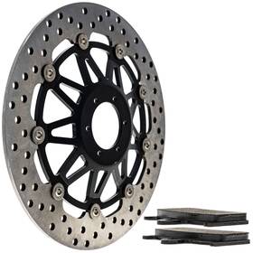 06455-mbb-016 Niche Mk1007453 Front Left Brake Rotor Pad Kit For Honda Semi Metallic
