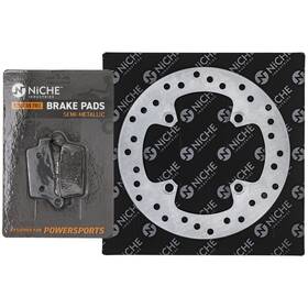 43105-kz1-415 Niche Mk1007507 Brake Rotor Pad Kit For Honda Rear Right Semi Metallic