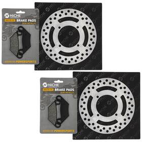 Mk1008053 Niche Front Brake Pad Kit For Polaris Sportsman 570 500 2203628 Semi-metallic