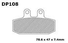 Dp108 Nsr125r Front Standard Brake Dp Pads Honda 1989