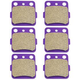 Ocpty 991326-5209-1702439502 Carbon Fiber Brake Pads Fit For 2007 Yamaha Raptor Medium Purple