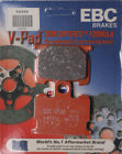 7606-084 Pads Ebc Brake 15-70v Fa70v Semi-sintered Street 61-0552 V