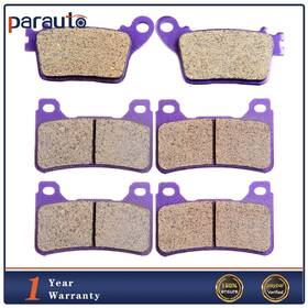 Pa991292p01 Parautostore F R Carbon Fiber Brake Pads For Honda Cbr600rr 2007-2011 Cbr1000rr 2006-2011