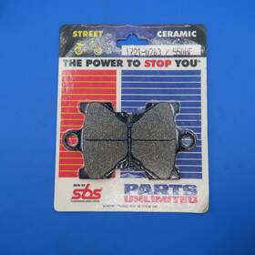 1721-0289 Parts Unlimited Genuine Sbs Ceramic Front Brake Pads