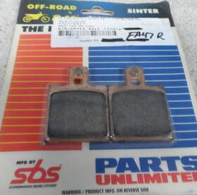 1721-0321 Parts Unlimited Brake Pads Atv Motorcycle Front/rear