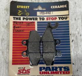 1722-0102 Parts Unlimited Organic Scooter Brake Pads Fa353