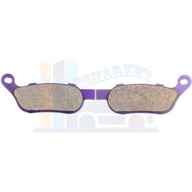 Pmt052457bs-2 Partsmarkets Rear Carbon Fiber Brake Pads Fits Harley Dyna Softail Series 2008-2010 Fa458