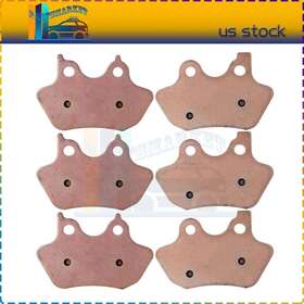 Pmt992630bs-2 Partsmarkets Front Rear Sintered Brake Pads For Harley Davidson Softail Springer 00-04