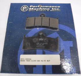 0051-1602sa Performance Machine Perf Inc Brake Pads 1995 And Up Harley Hd 112x6 V33-44g