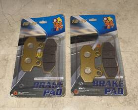 Cbx125 Plan Defense System Lot Of 2 Front Brake Pads Sets New/factory Sealed By