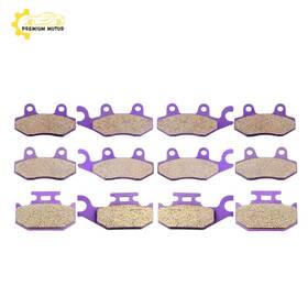 Pr835992e01 Premium Motoring Fits 2006-08 Yamaha Yfm700r Yxr450fa 6 Pair Carbon Fiber Brake Pads Replacement