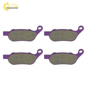 Pr836020e01 Premium Motoring Fits 2008-2011 Harley-davidson Fxcwc Rocker C 2 Pair Brake Pads Replacement