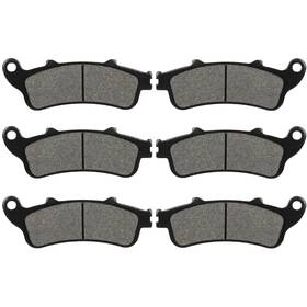 Pr844428e01 Premium Motoring Front And Rear Carbon Fiber Brake Pads For 2001-2008 Honda Gl1800 Goldwing 1800