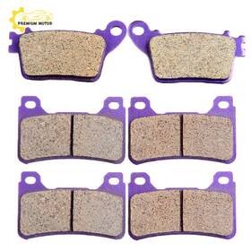 Pr991292e01 Premium Motoring F R Carbon Fiber Brake Pads For Honda Cbr600rr 2007-2011 Cbr1000rr 2006-2011