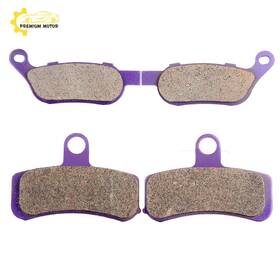 Pr991305e01 Premium Motoring Front And Rear Brake Pads Carbon Fiber For 2008-2016 Harley Dyna Street Bob Fxdb