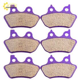 Pr991324e01 Premium Motoring Front And Rear Carbon Fiber Brake Pads For Harley Davidson Dyna Touring Sportster