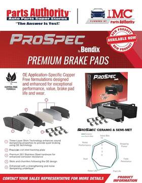 Ps2087 Prospec Premium 2016-2022 Ford F-150 Ceramic Brake Pads