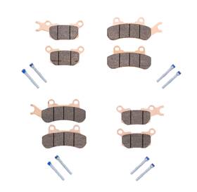 85933 Race-driven 2018 Can-am Defender Hd5 4x4 Front And Rear Brake Pads Severe Duty