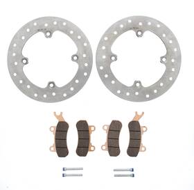 85941 Race-driven 2018 Can-am Defender Hd5 4x4 Front Brake Rotors And Pads Severe Duty