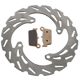 P-10664 Race-driven 2006-2013 Kawasaki Kx450f Rear Riptide Brake Rotor And Severe Duty Pads